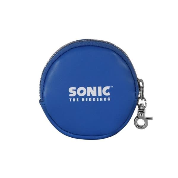 Plånbok - KARACTERMANIA - Sonic Face - Blå - Syntetisk - Rund
