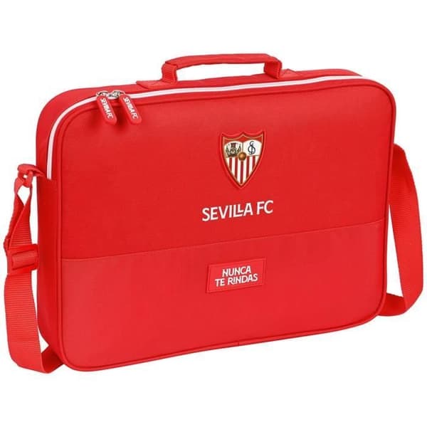 Sevilla FC Extracurricular Wallet - SAFTA - Röd - Slitstark polyester - 38 cm x 28 cm x 6 cm