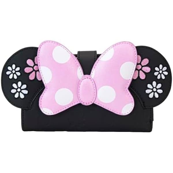 Plånbok - LOUNGEFLY - Minnie Floral Rock The Dots - Flerfärgad - Mjuk - Dam