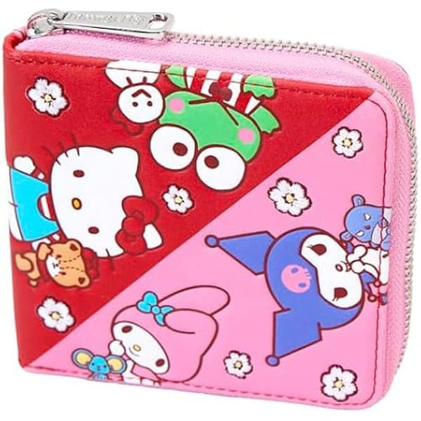 Plånbok - LOUNGEFLY - Hello Kitty & Friends - Flerfärgad - Zipper - Mjuk
