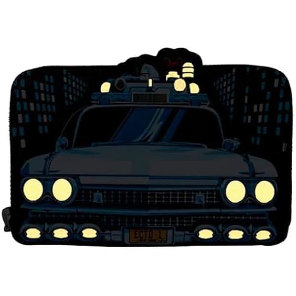 Dragkedja plånbok - LOUNGEFLY - Ghostbusters Ecto - Växtbaserat läder - Flerfärgad - 15x10 cm