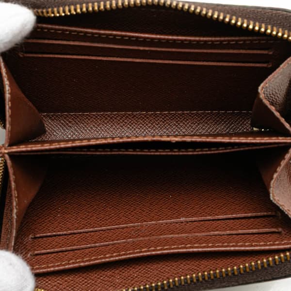 Pre-owned Louis Vuitton Monogram Zippy Coin Purse Brown