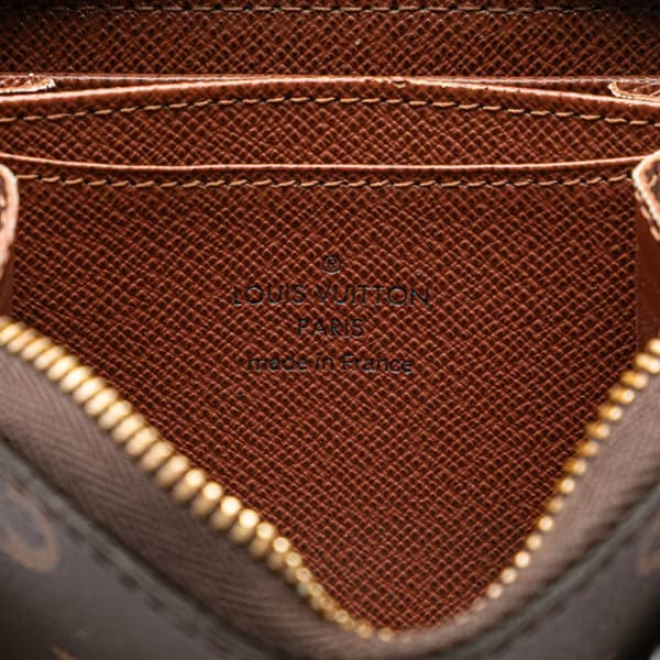 Pre-owned Louis Vuitton Monogram Zippy Coin Purse Brown