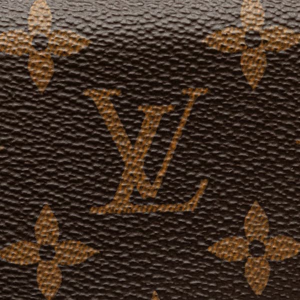 Pre-owned Louis Vuitton Monogram Zippy Coin Purse Brown