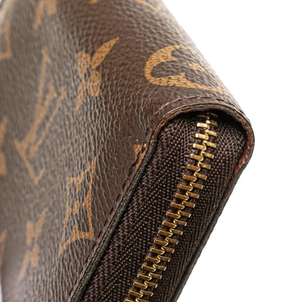 Pre-owned Louis Vuitton Monogram Zippy Coin Purse Brown