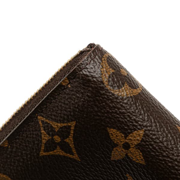 Pre-owned Louis Vuitton Monogram Zippy Coin Purse Brown