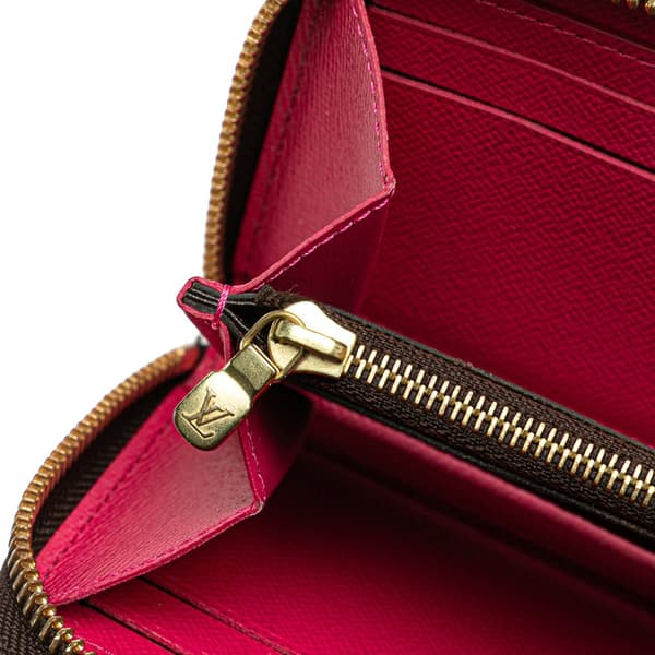 Pre-owned Louis Vuitton Monogram Bloom Flower Clemence Wallet Brown