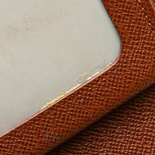 Pre-owned Louis Vuitton Monogram Card Holder Brown