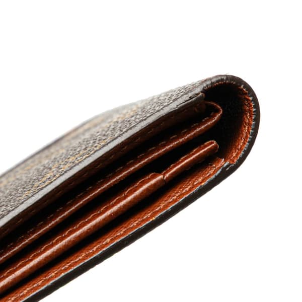 Pre-owned Louis Vuitton Monogram Card Holder Brown