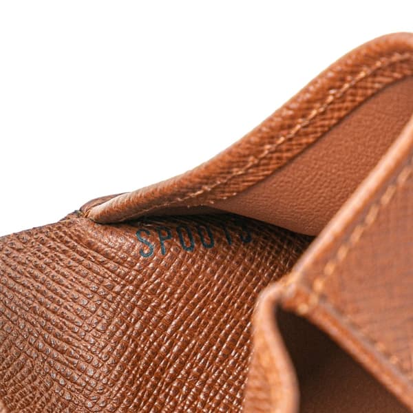 Pre-owned Louis Vuitton Monogram Portefeuille Elise Wallet Brown