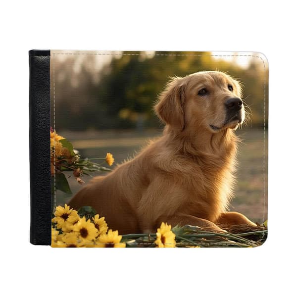 Hunde Golden Retriever Herrepung Med Møntlomme