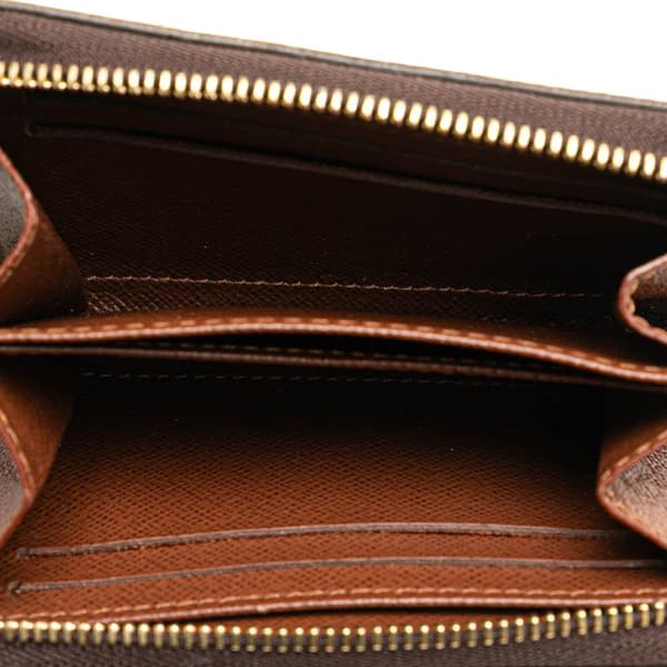 Pre-owned Louis Vuitton Monogram Zippy Coin Purse Brown