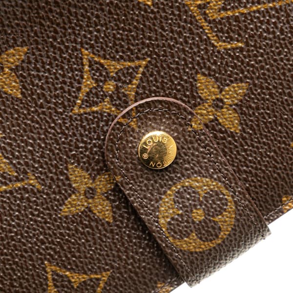 Pre-owned Louis Vuitton Monogram Porte-Papier Zipped Wallet Brown