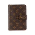 Miniatyrbillede 1 af 10: Pre-owned Louis Vuitton Monogram Porte-Papier Zipped Wallet Brown