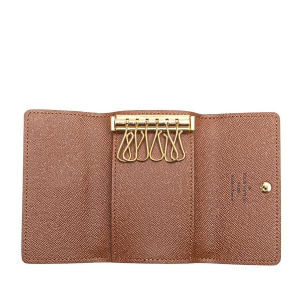 Pre-owned Louis Vuitton Monogram Multicles 6 Key Holder Brown