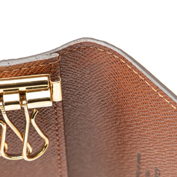 Pre-owned Louis Vuitton Monogram Multicles 6 Key Holder Brown