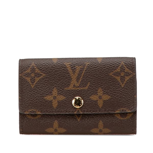 Pre-owned Louis Vuitton Monogram Multicles 6 Key Holder Brown