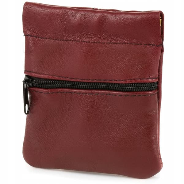 Sedelväska unisex läder