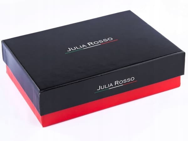 Rosso stor läderplånbok för kvinnor croco RFID