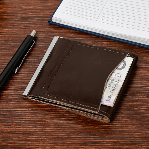 PUOLALAINEN seteli ohut nahkainen WALLET G65