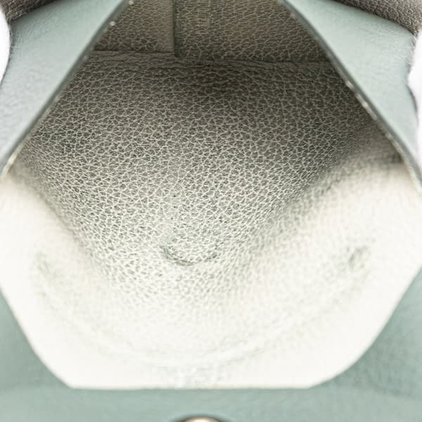 Pre-owned Hermès Evercolor Bastia Coin Pouch Gray