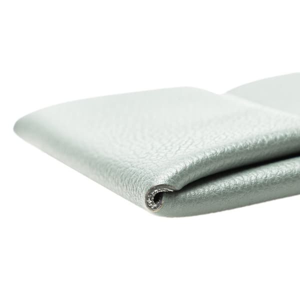 Pre-owned Hermès Evercolor Bastia Coin Pouch Gray