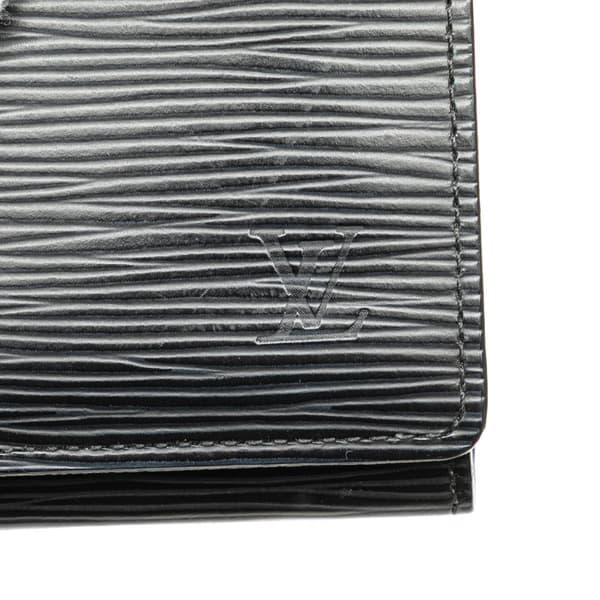Pre-owned Louis Vuitton Epi Coin Purse Black