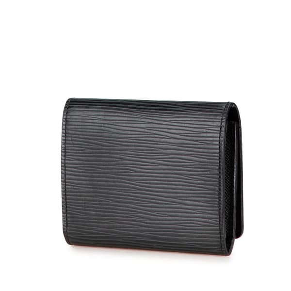 Pre-owned Louis Vuitton Epi Coin Purse Black