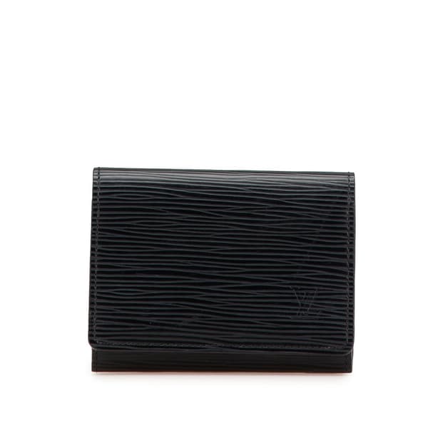 Pre-owned Louis Vuitton Epi Coin Purse Black
