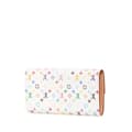 Miniatyrbilde 2 av 10: Pre-owned Louis Vuitton Monogram Multicolore Sarah Long Wallet White