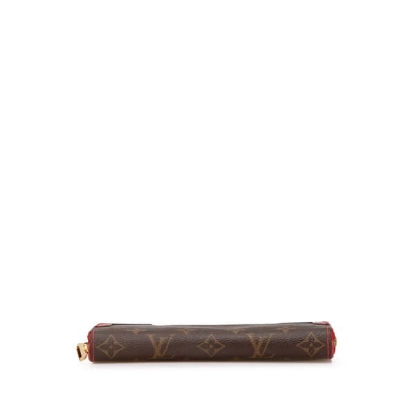 Pre-owned Louis Vuitton Monogram Retiro Zippy Wallet Brown