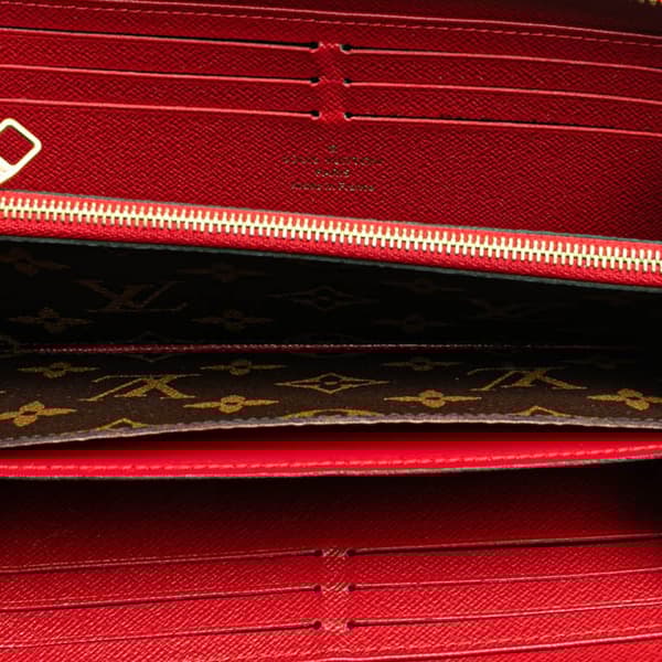Pre-owned Louis Vuitton Monogram Retiro Zippy Wallet Brown