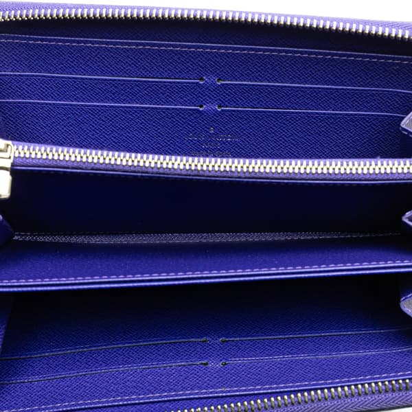 Pre-owned Louis Vuitton Epi Zippy Long Wallet Purple