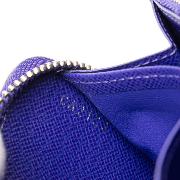 Pre-owned Louis Vuitton Epi Zippy Long Wallet Purple