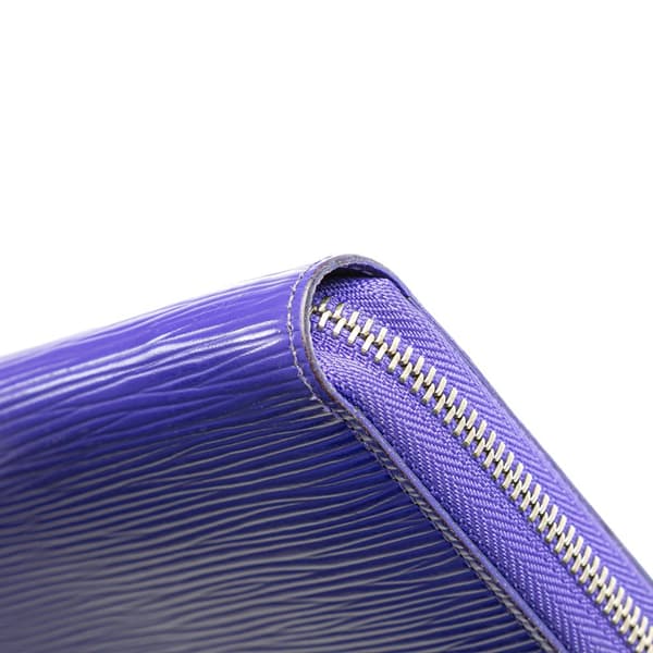 Pre-owned Louis Vuitton Epi Zippy Long Wallet Purple