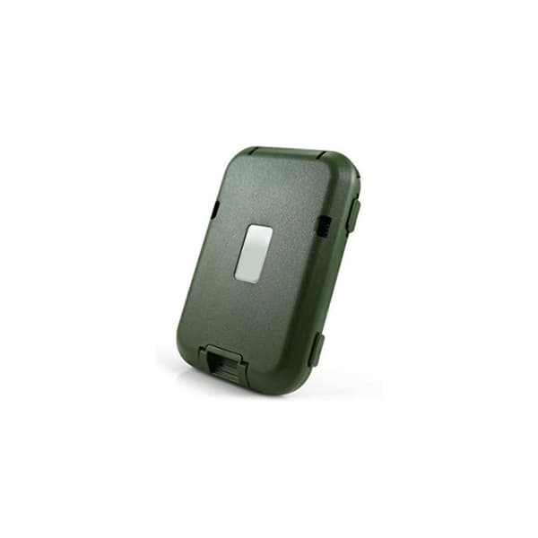 INF Korthållare i metall med RFID-blockering Grön