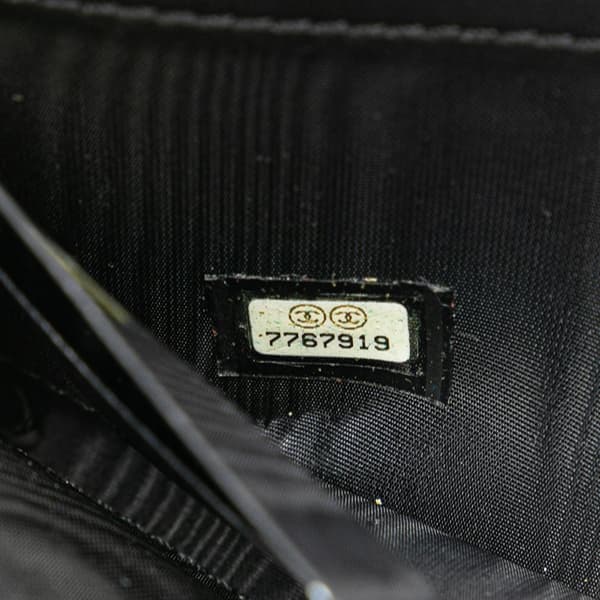 Pre-owned Chanel CC Caviar Zip Around Wallet Black