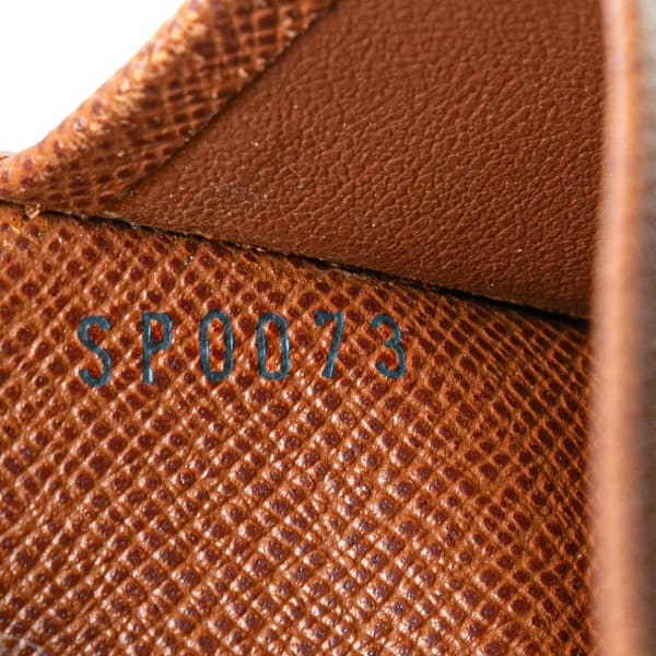 Pre-owned Louis Vuitton Monogram Porte Papier Zipped Wallet Brown