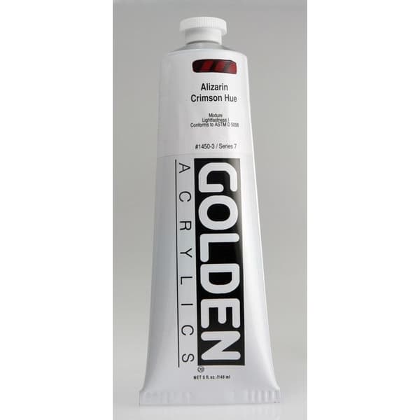 Gyllene: Tung Kropp: Akrylfärg: 150ml: Alizarin Crimson Hue