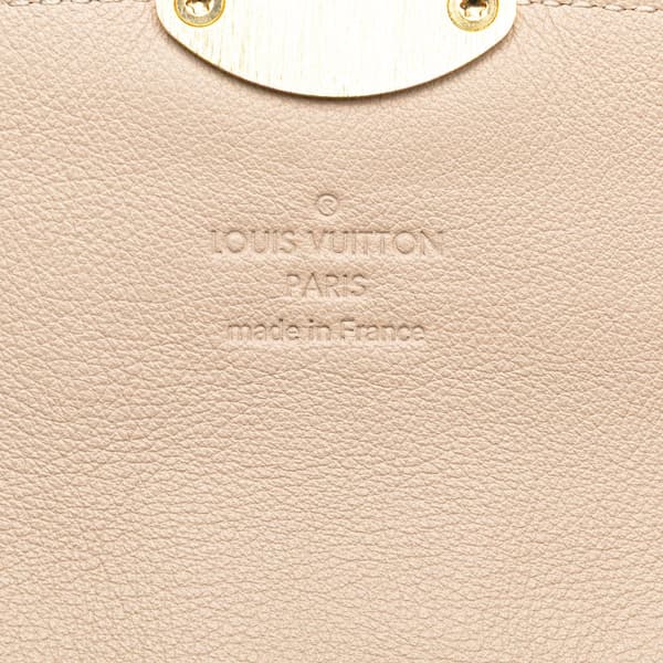 Pre-owned Louis Vuitton Monogram Mahina Iris Wallet Brown