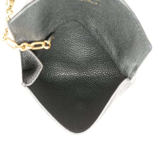 Pre-owned Louis Vuitton Monogram Empreinte Coin Pouch Black