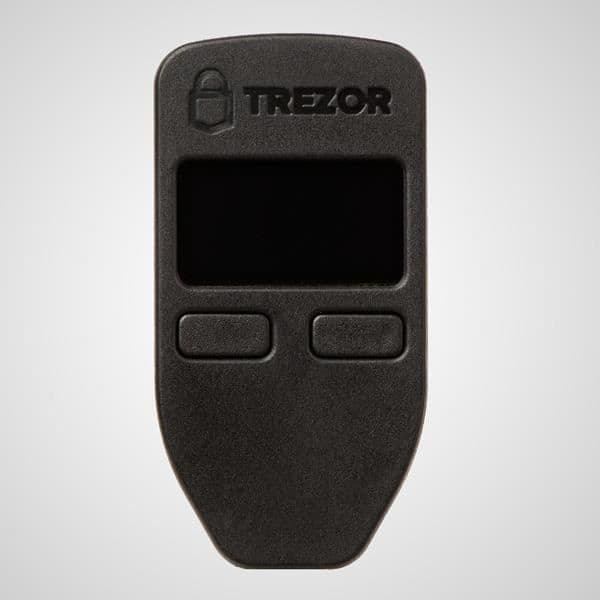 TREZOR hårdvaru kryptovaluta plånbok Bitcoin Ethernet Litecoin AltCoin - SVART