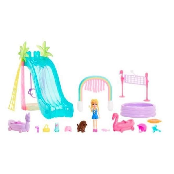 Mattel Polly Pocket Soligt Vattenland set - 0194735033270