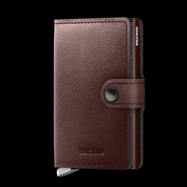 "MINIWALLET SECRID PREMIUM DUSK MÖRKBRUNT"