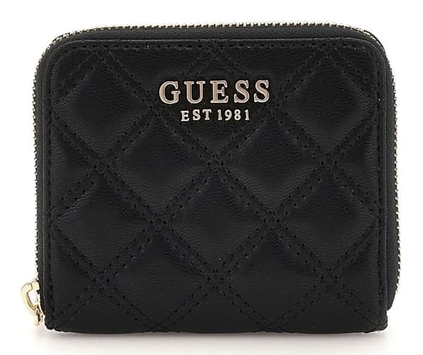 GUESS Plånbok svart för kvinnor - Giully Zip Around Wallet S 278771