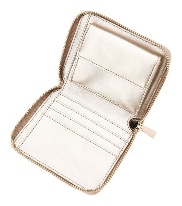 GUESS Plånbok beige för kvinnor - Giully Zip Around Wallet S Ljusbeige 278831