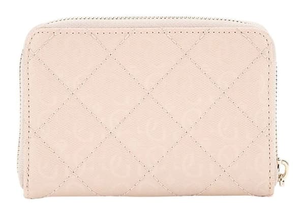 GUESS Plånbok rosa för kvinnor - Laurel SLG Medium Zip Around Wallet M Sand 290512
