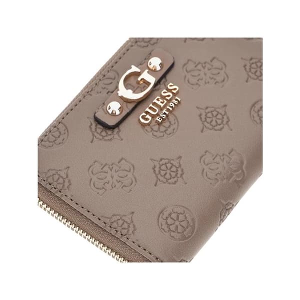 GUESS Plånbok i taupe för kvinnor - Gerty SLG Stor Dragkedja Omkring Plånbok L Mörk Taupe 292835