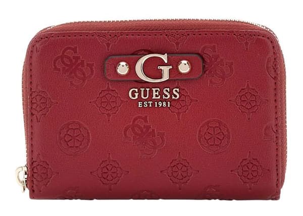 Handväska - GUESS - Gerty SLG Medium - Mörkröd - Syntet - Elegant