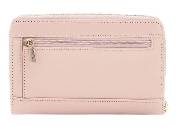 GUESS Plånbok rosa för kvinnor - Laurel SLG Zip Around Wallet L Rosa 293229